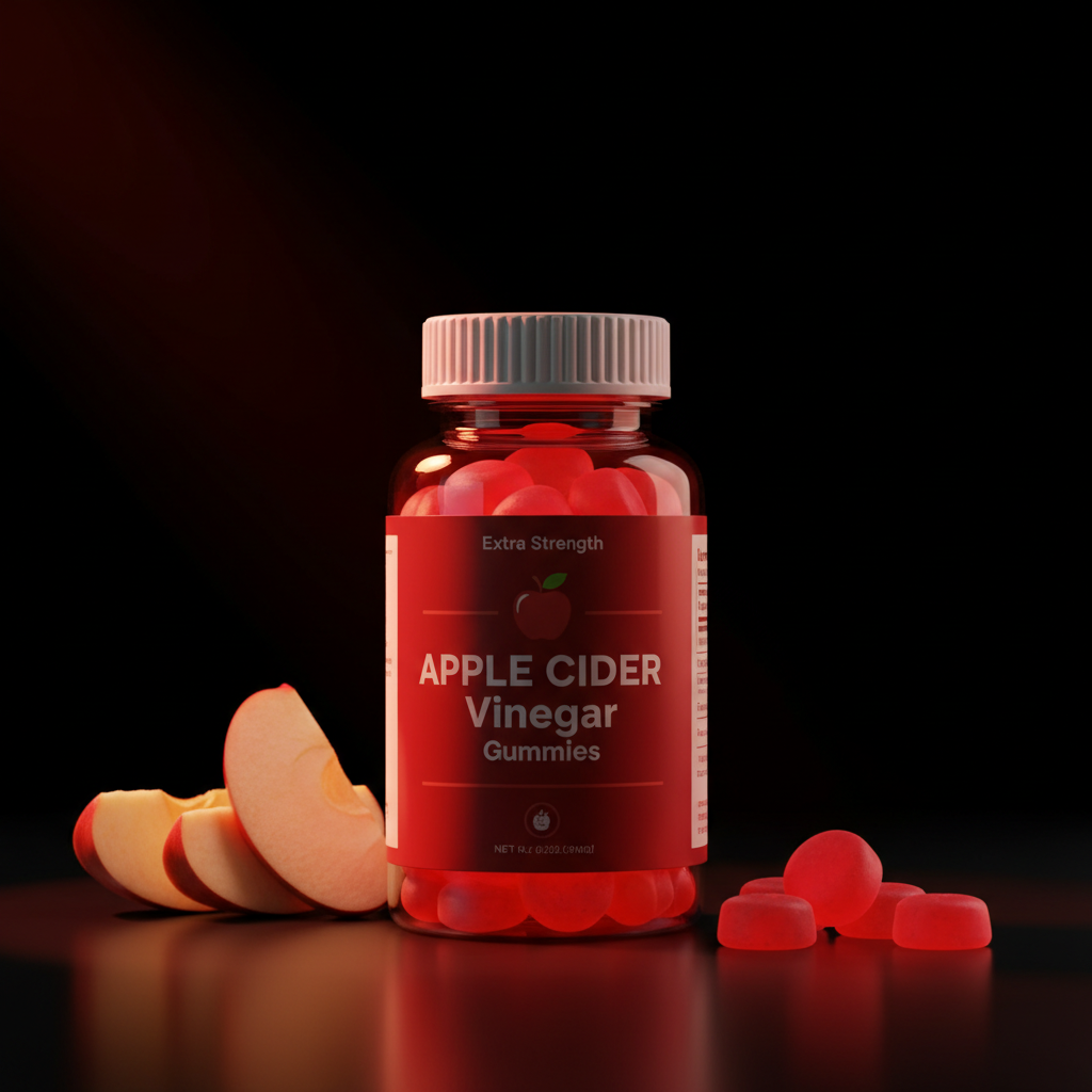 Apple Cider Vinegar Gummies premium brand editorial shot