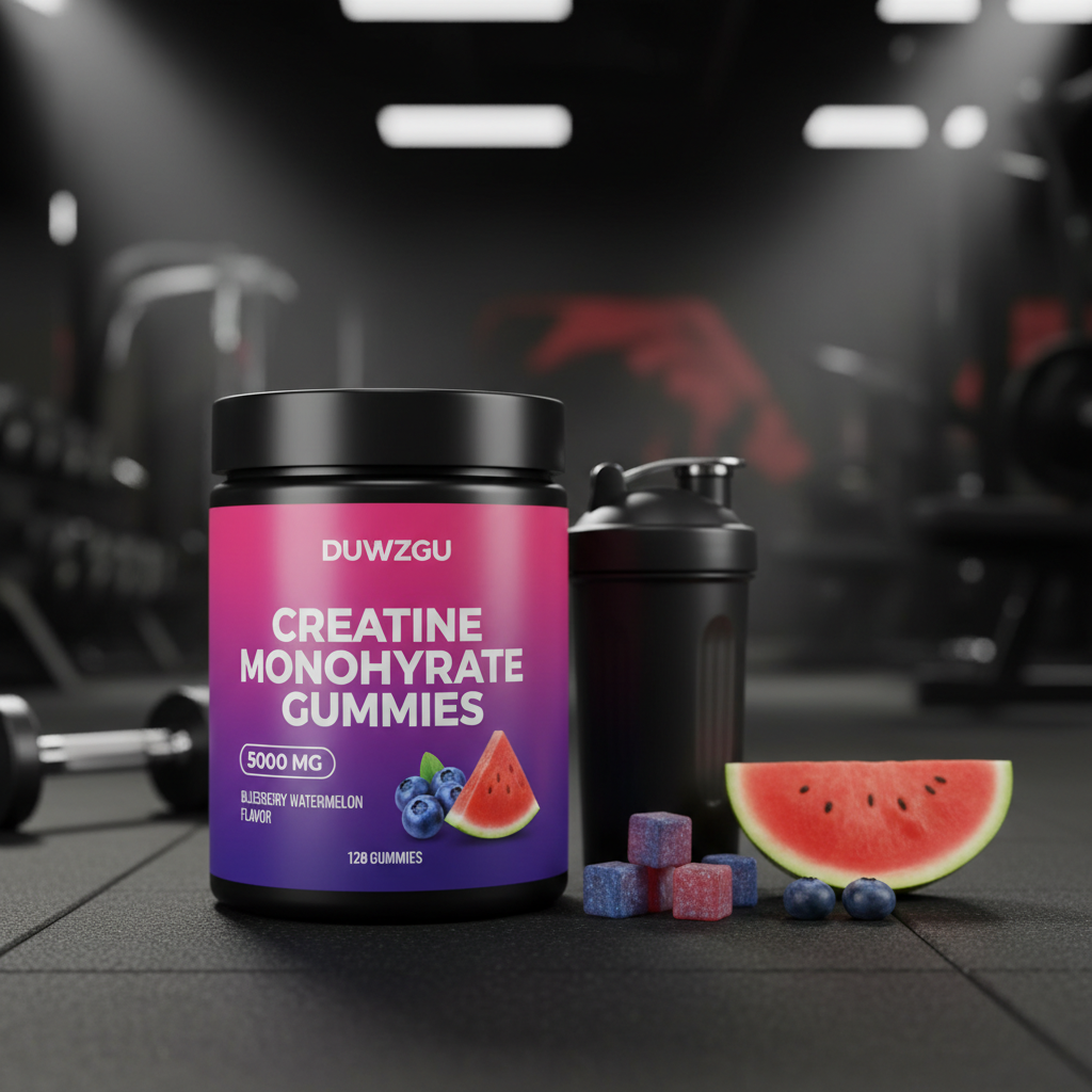 DUWZGU Creatine Gummies gym lifestyle performance scene