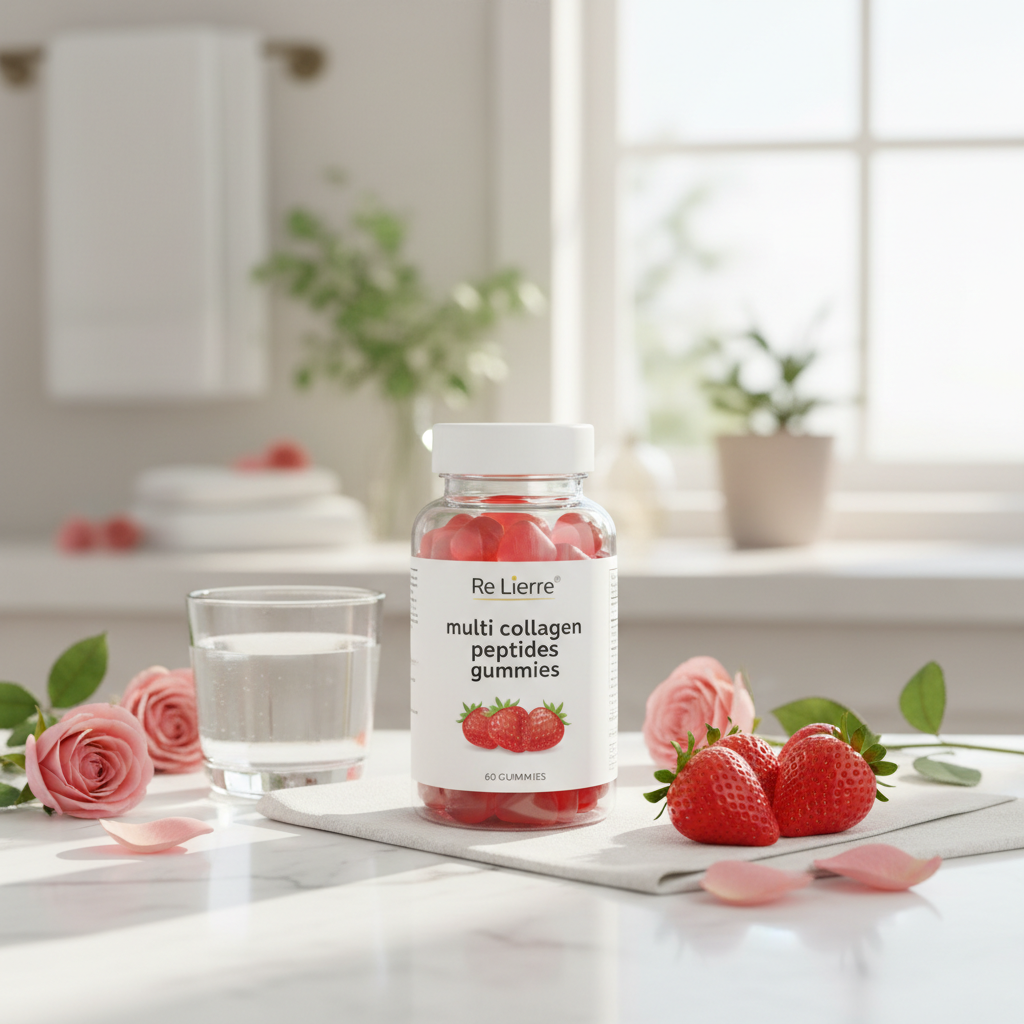Re Lierre Collagen Gummies lifestyle morning wellness routine