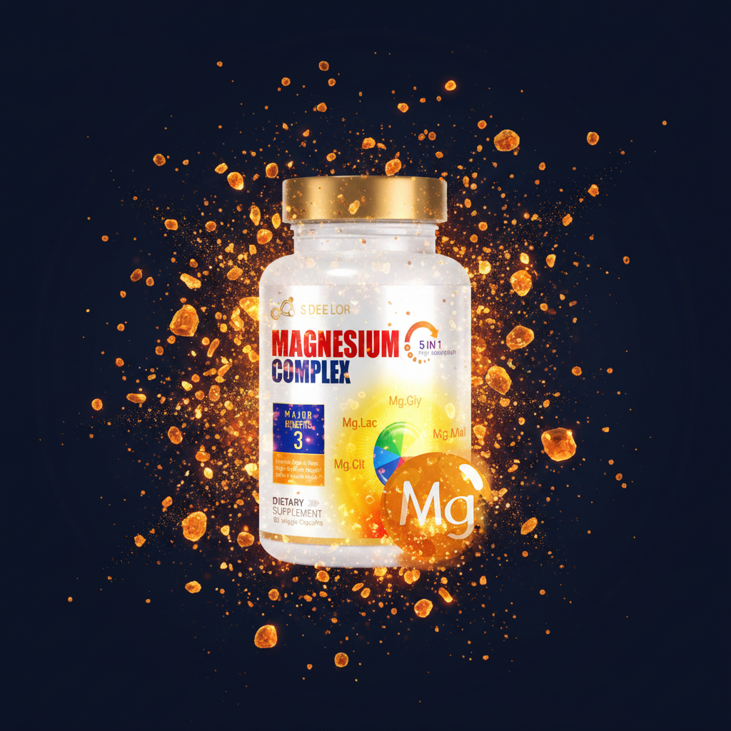 Dee Lor Magnesium Complex gold navy dramatic editorial