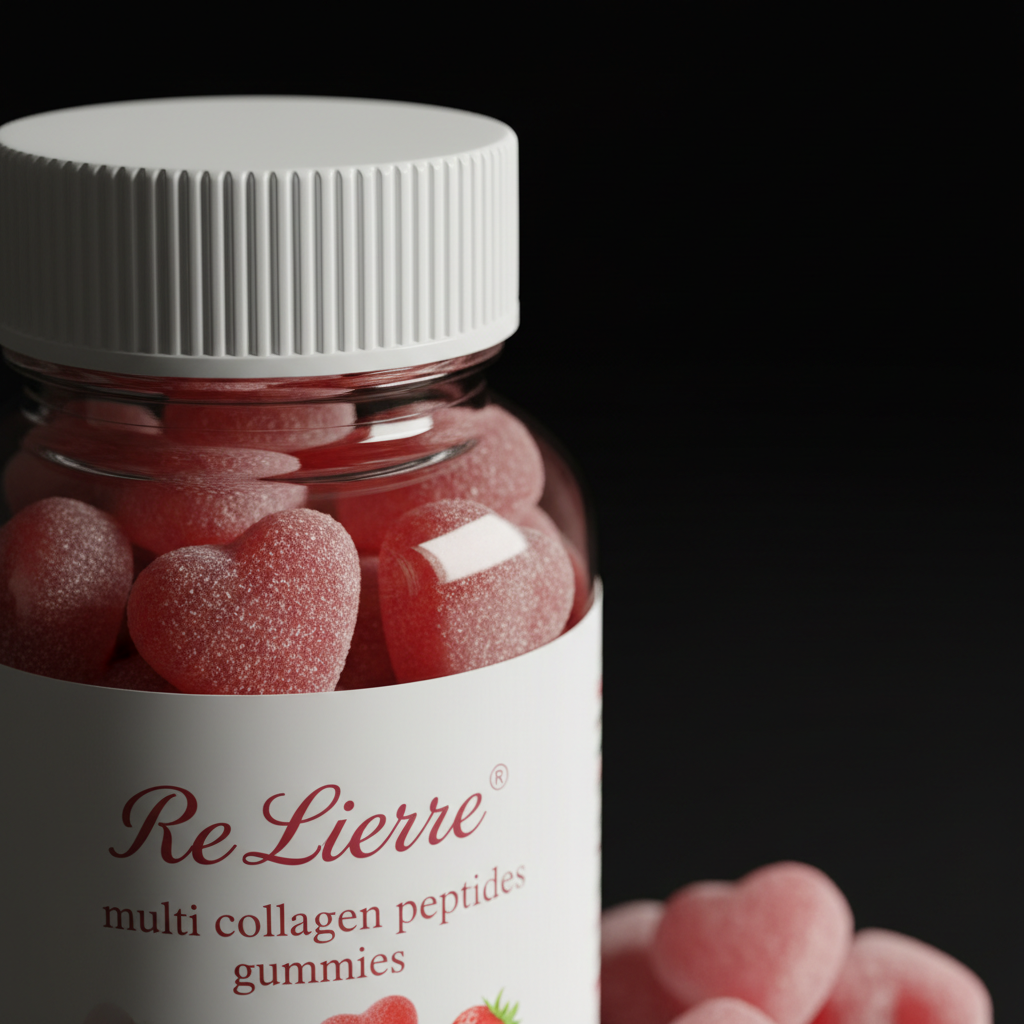 Re Lierre Collagen Gummies close-up packaging detail