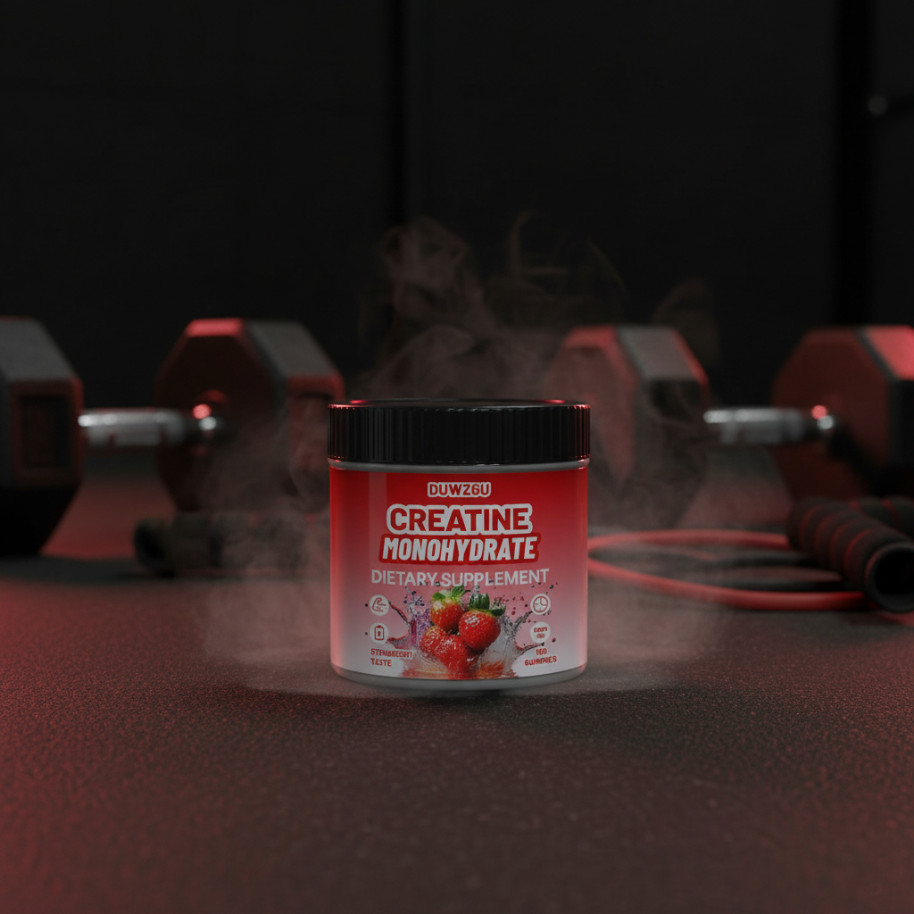 DUWZGU Creatine Gummies gym lifestyle shot