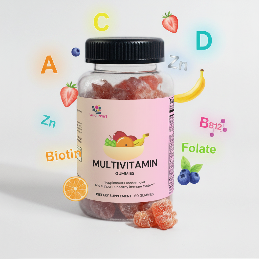 MULTIVITAMIN BEAR GUMMIES, 60 GUMMIES