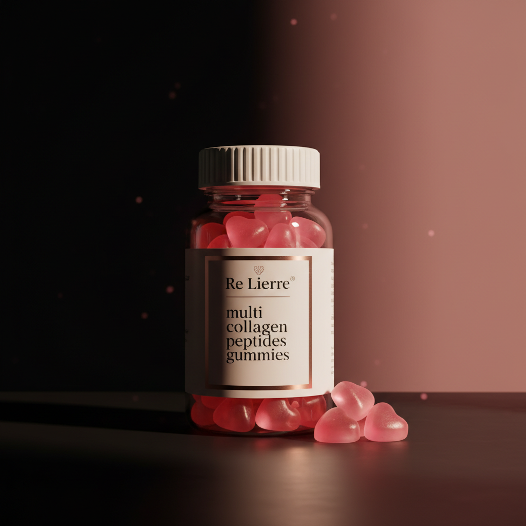 Re Lierre Collagen Gummies premium brand editorial shot