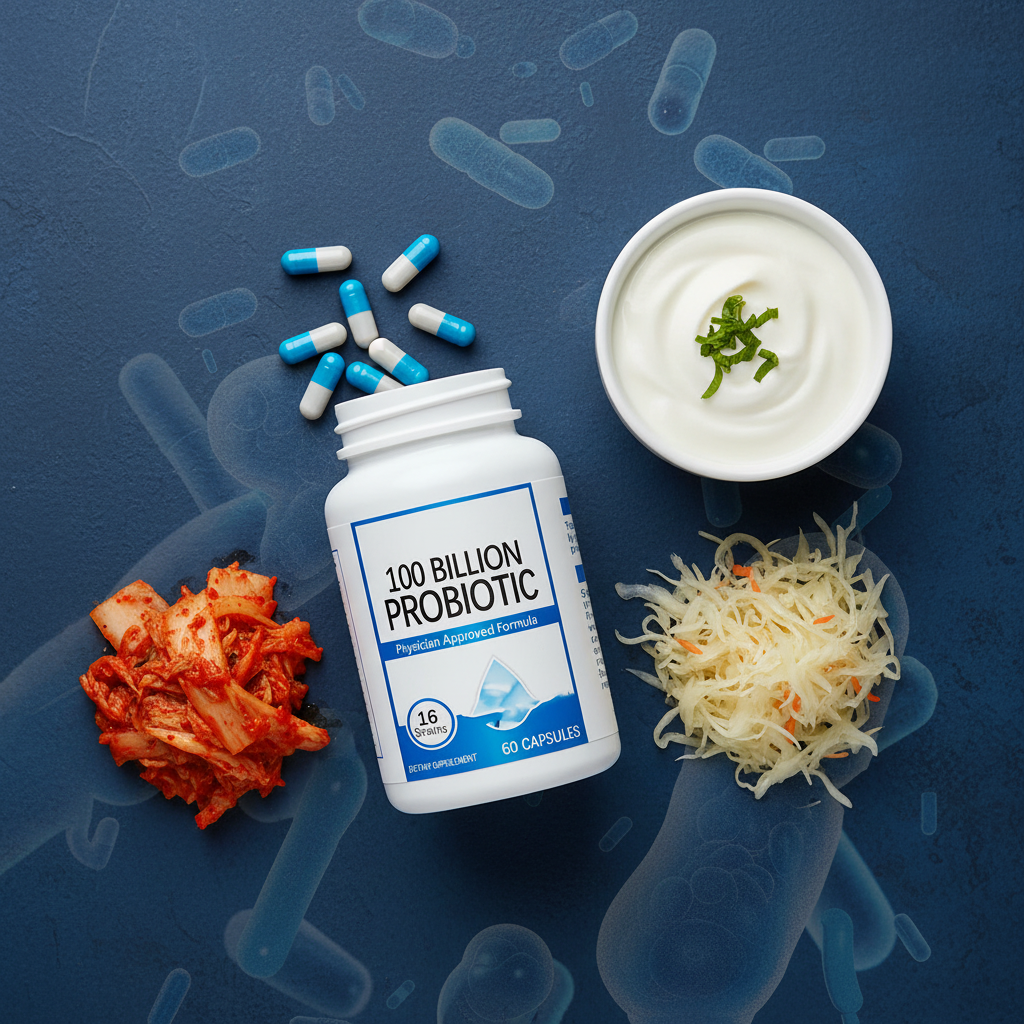 Premium Probiotic Supplement — 60 Billion CFU for Gut Health & Immunity | 60g