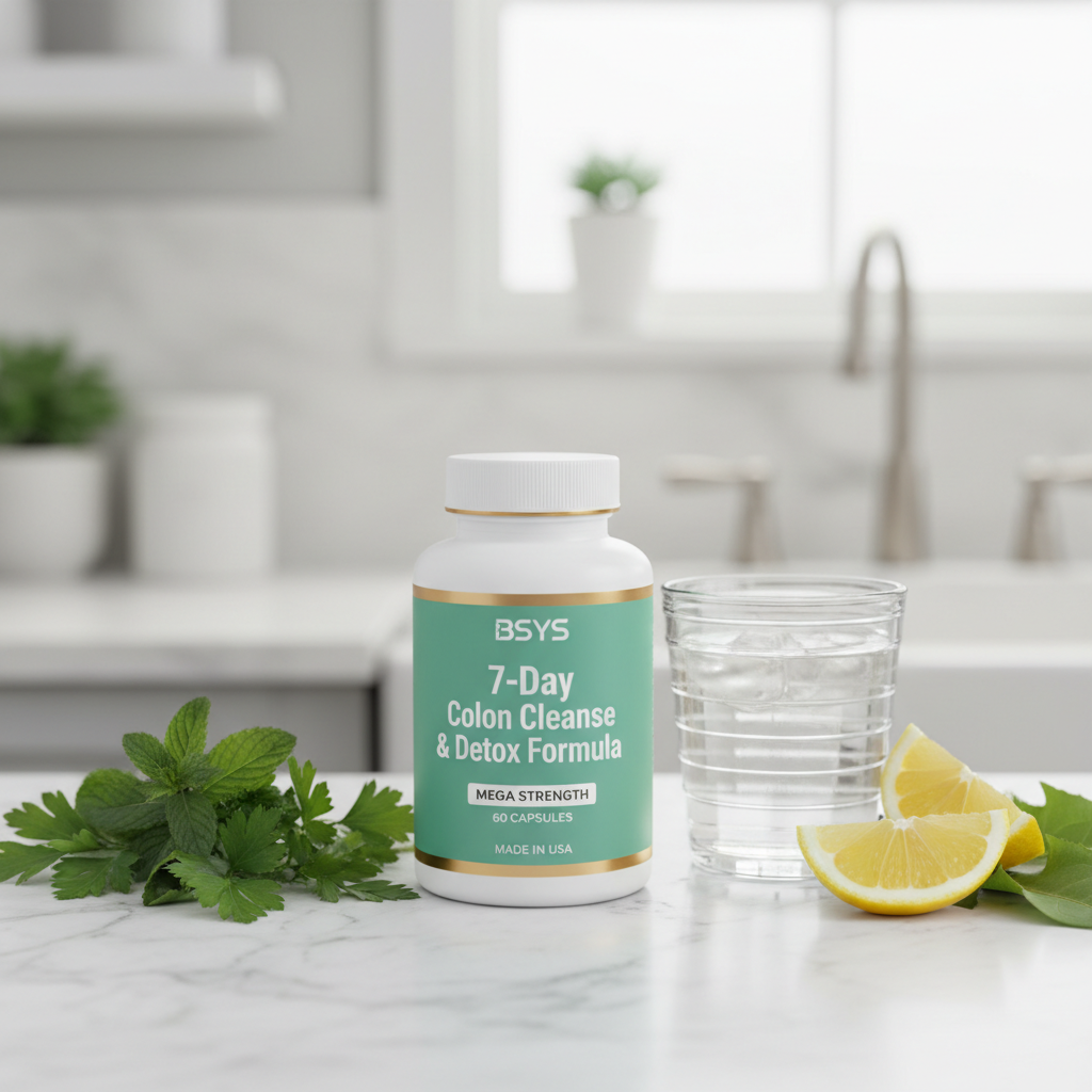 BSYS 7-Day Colon Cleanse lifestyle fresh wellness scene