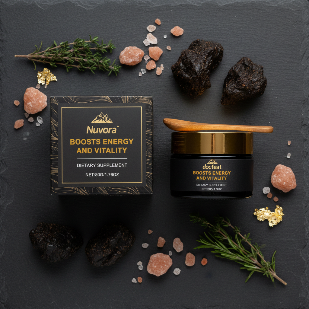Pure Shilajit Resin — Himalayan Mineral Complex for Energy & Vitality | 50g