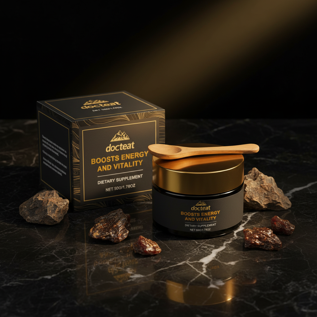 Pure Shilajit Resin — Himalayan Mineral Complex for Energy & Vitality | 50g